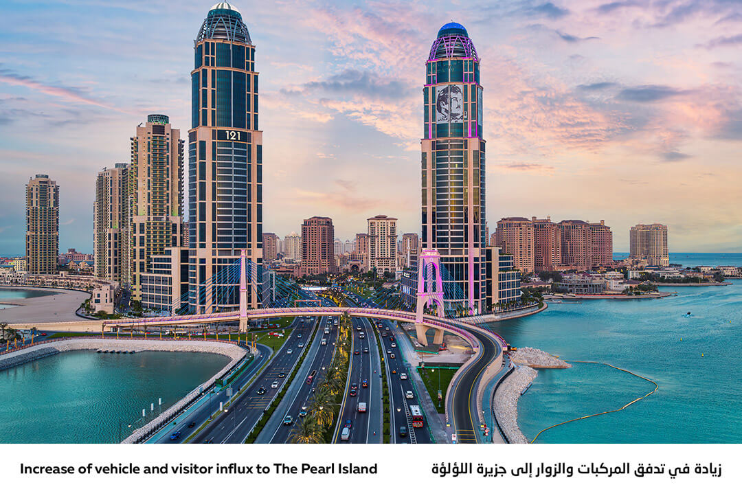 Pearl Island Experiences a Remarkable Surge in Vehicle Traffic, Enhancing Its Attractiveness